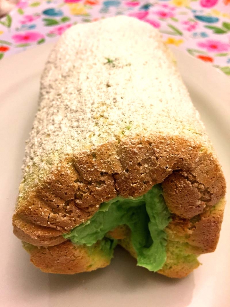 Irish Green Roll Cake For St Patricks Day