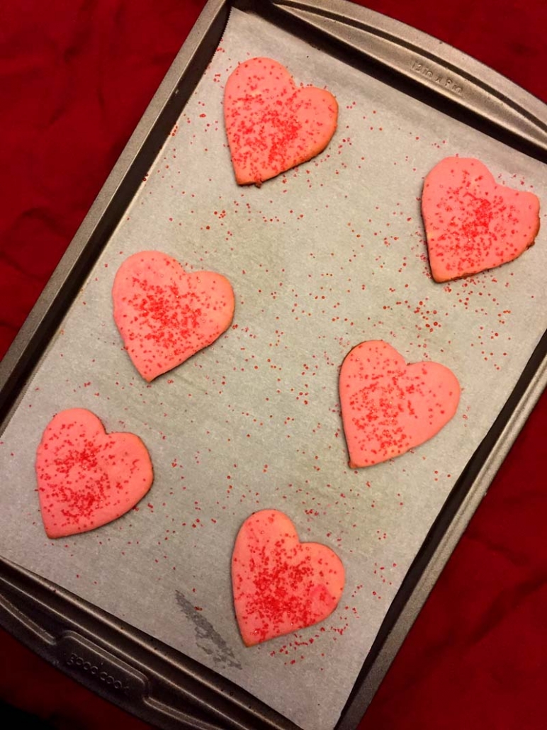 Easy Heart Shaped Pink Sugar Cookies With Red Sprinkles – Vibrant Guide