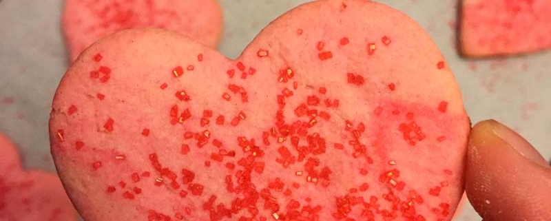 valentines day sugar cookies