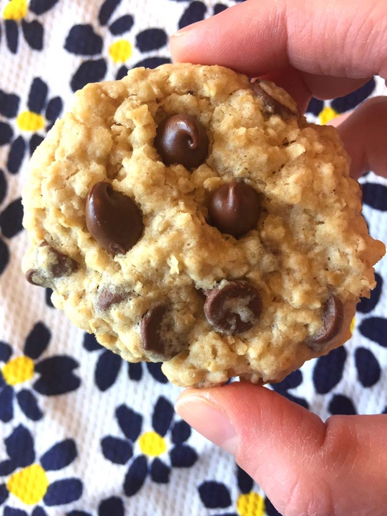 chocolate chip oatmeal cookies