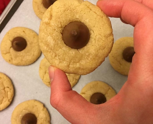 Peanut Butter Blossoms Cookies With Hershey's Kisses
