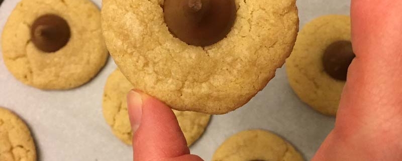 Peanut Butter Blossoms Cookies With Hershey's Kisses