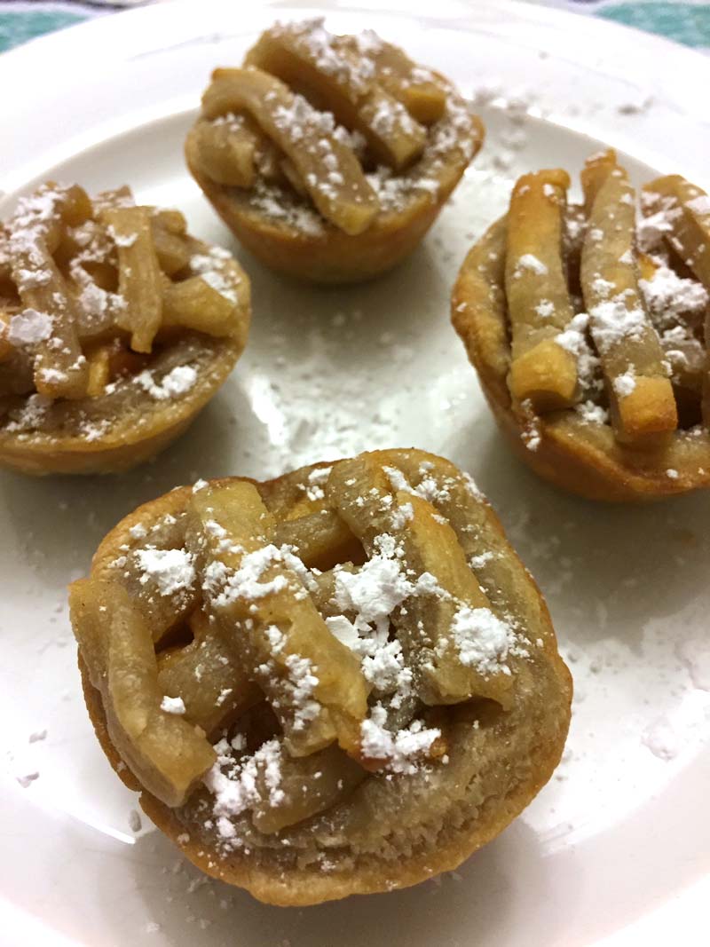 Mini Apple Pies Made In A Muffin Tin