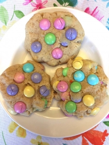 Spring M&M's Cookies