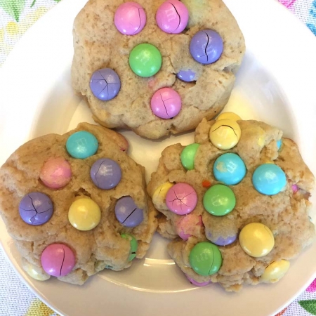 Spring Easter M&Ms Cookies