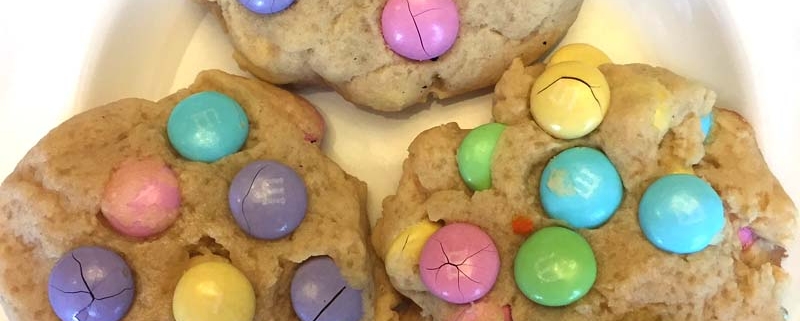 Spring Easter M&Ms Cookies