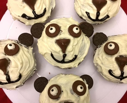 Easy Panda Cupcakes