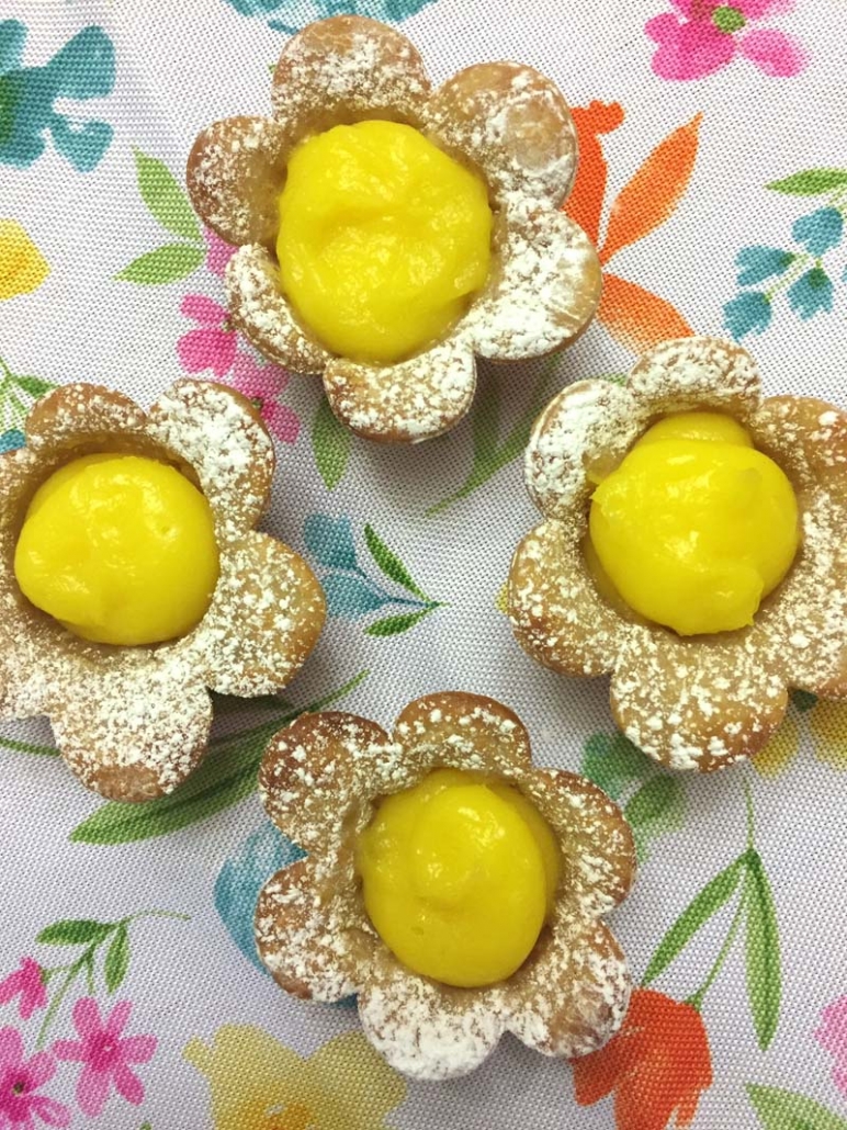 Lemon flower pastry recipe