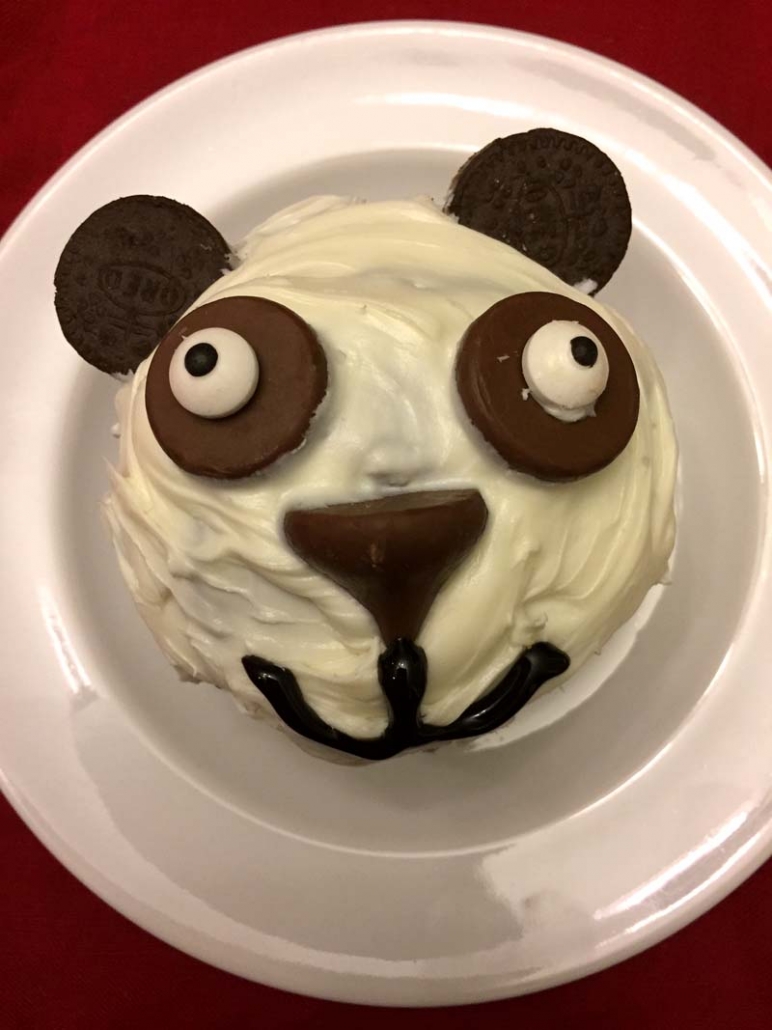easy panda cupcakes