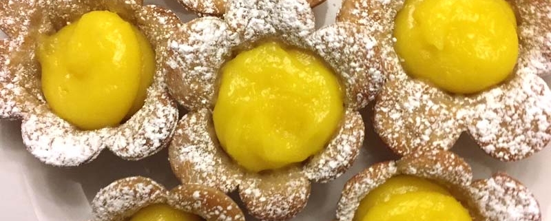 Flower Shaped Lemon Pastries Recipe