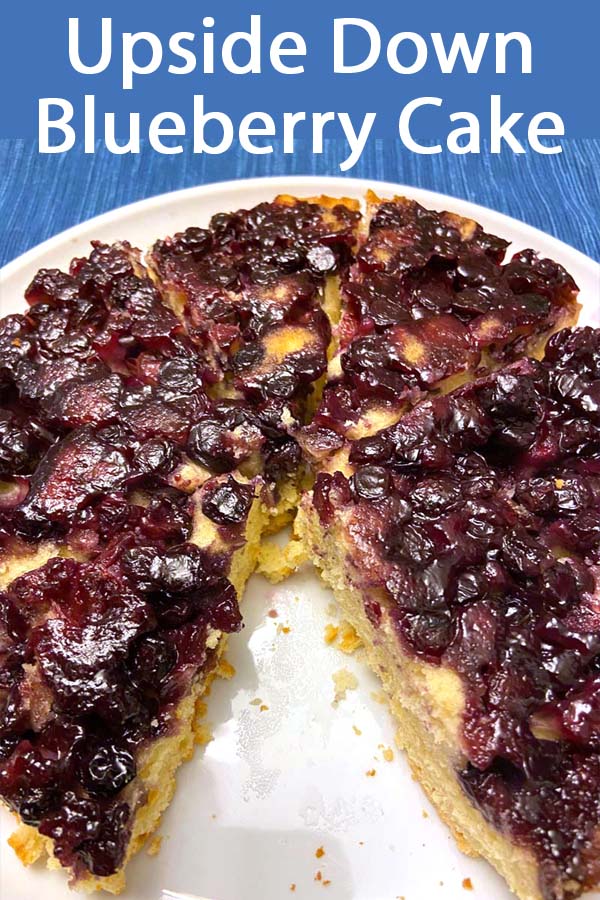 This upside down blueberry cake is amazing! So easy to make, this is the only upside down blueberry cake recipe you\'ll ever need!