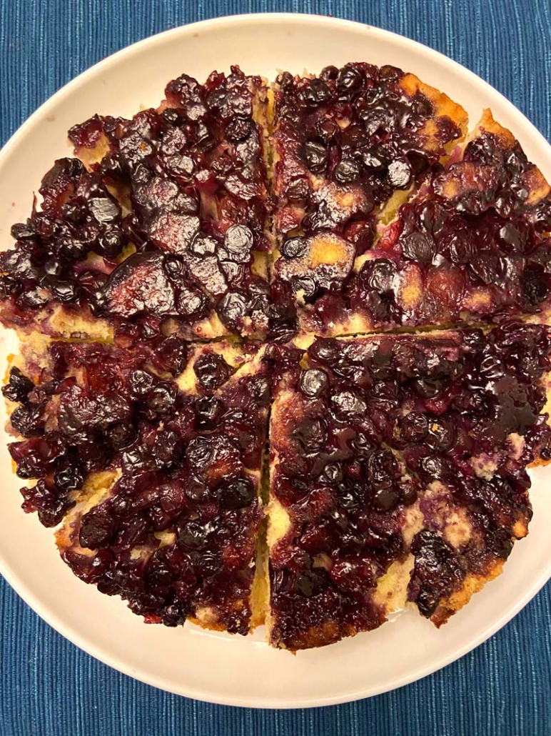 Upside Down Blueberry Cake Recipe