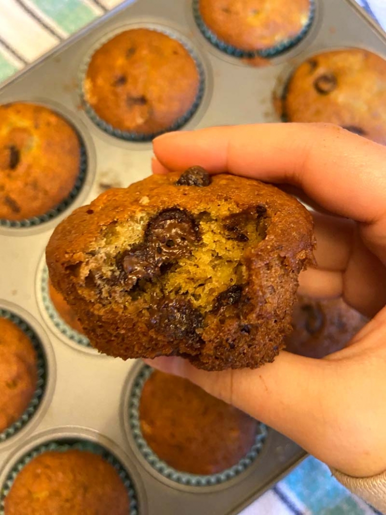 Banana Chocolate Chip Muffins