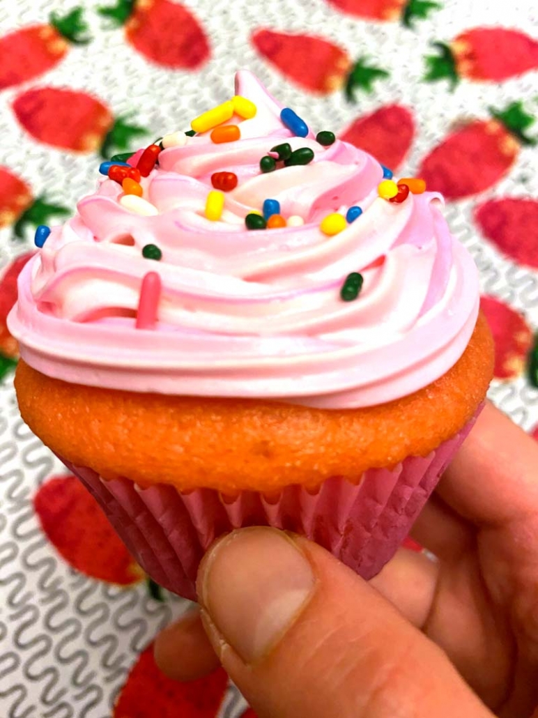 pink cupcakes easy