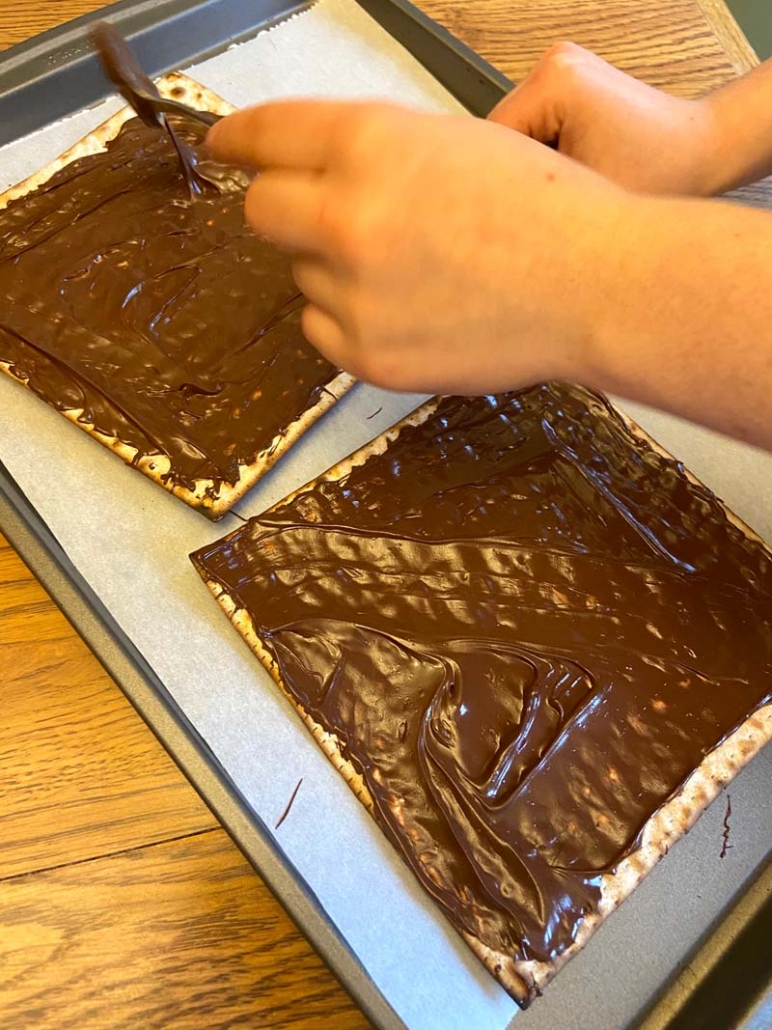 how to make chocolate matzah