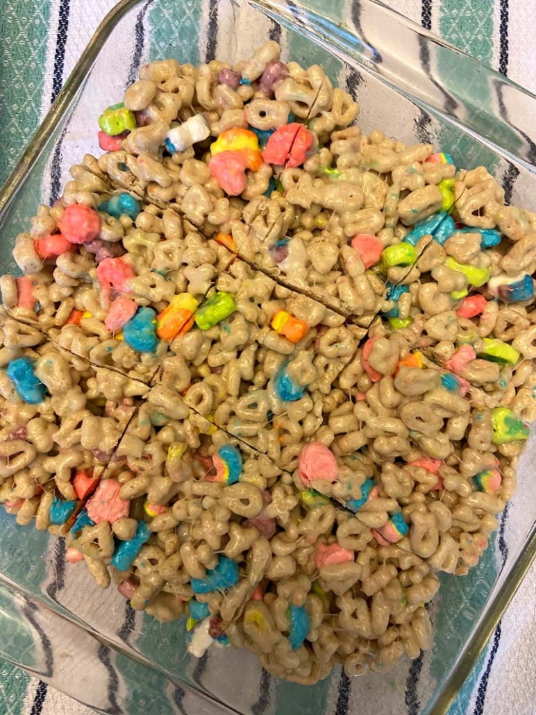 lucky charms rice crispie treats recipe