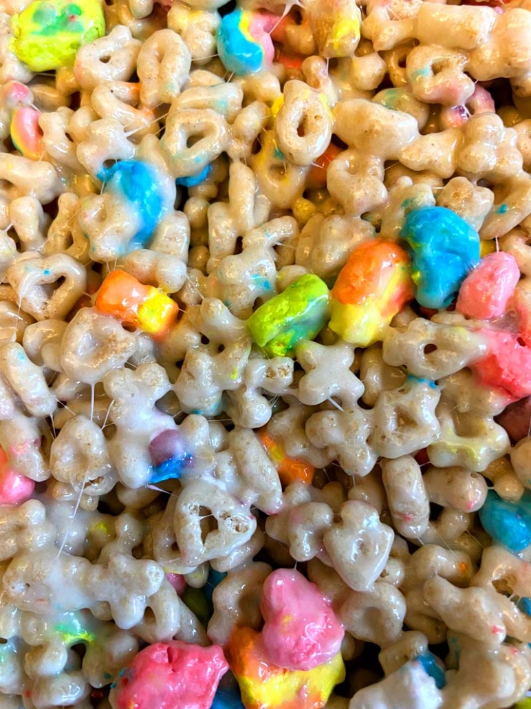 lucky charms rice crispie treats