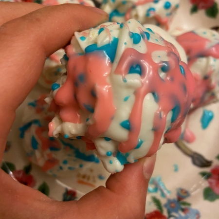 Red White And Blue Cake Pops