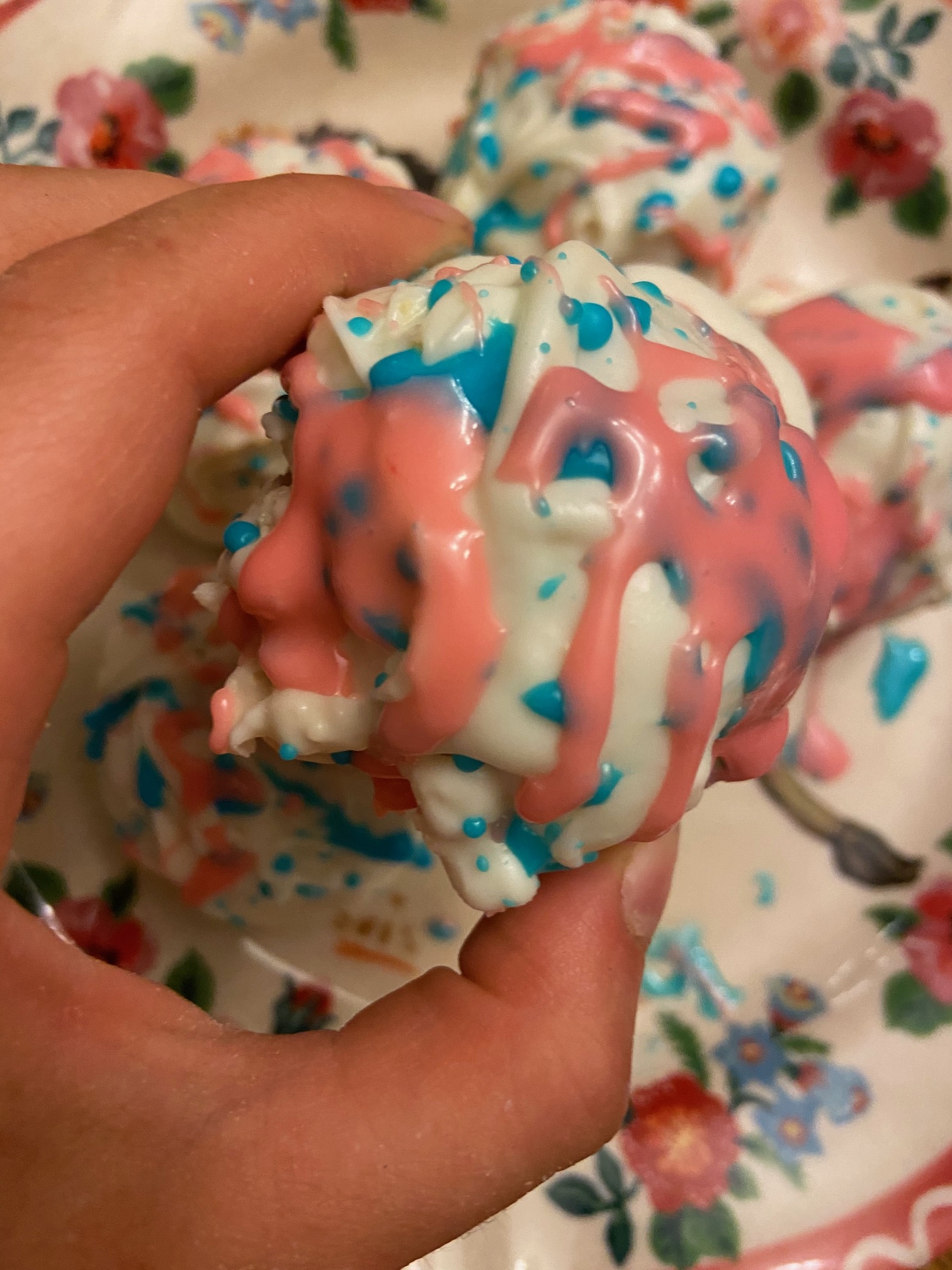 Red White And Blue Cake Pops