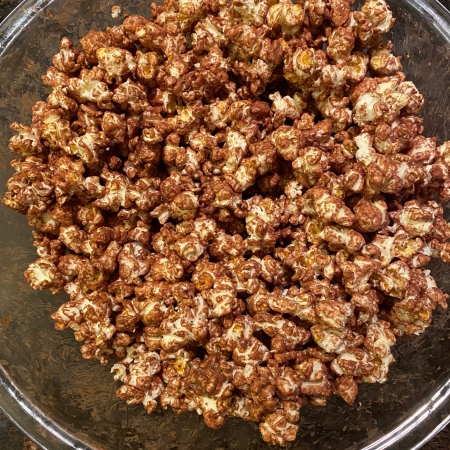 Homemade Chocolate Popcorn