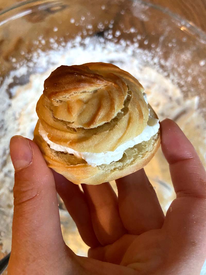 Homemade Cream Puffs Recipe