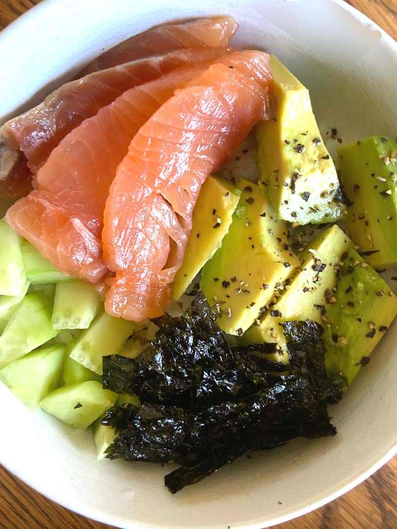 Homemade Salmon Poke Bowl Recipe