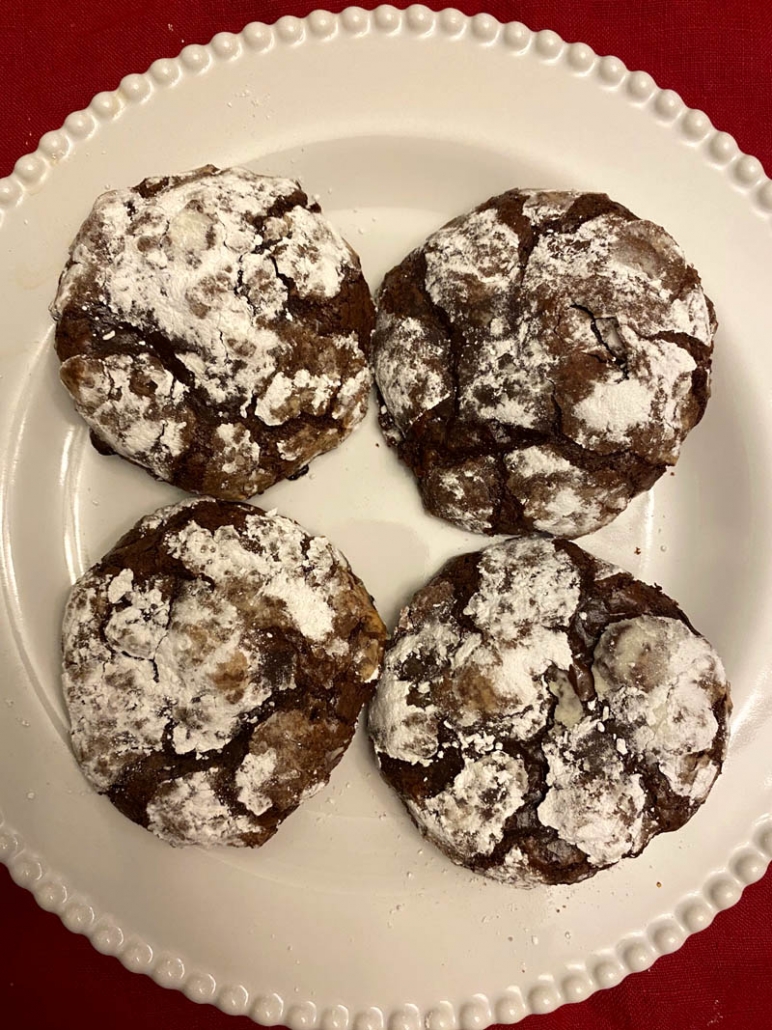 powdered sugar dessert