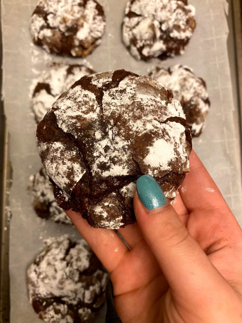 chocolate crinkle cookies