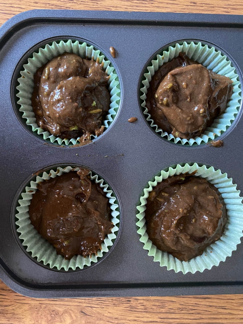 avocado in muffin tins