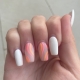 Tropical Coral And Orange Swirls Nail Designs