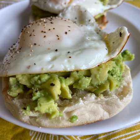 English Muffins Avocado Toast Recipe With Eggs