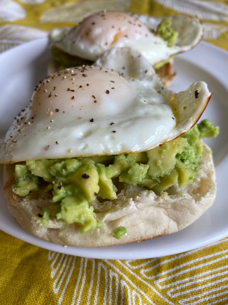 English Muffins Avocado Toast Recipe With Eggs