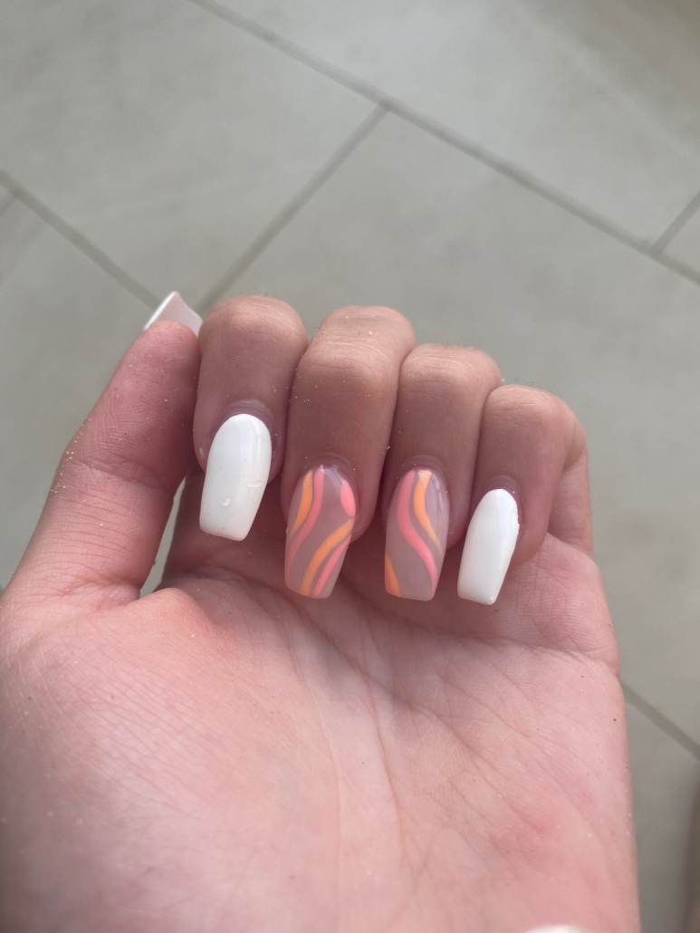 vacation nail design