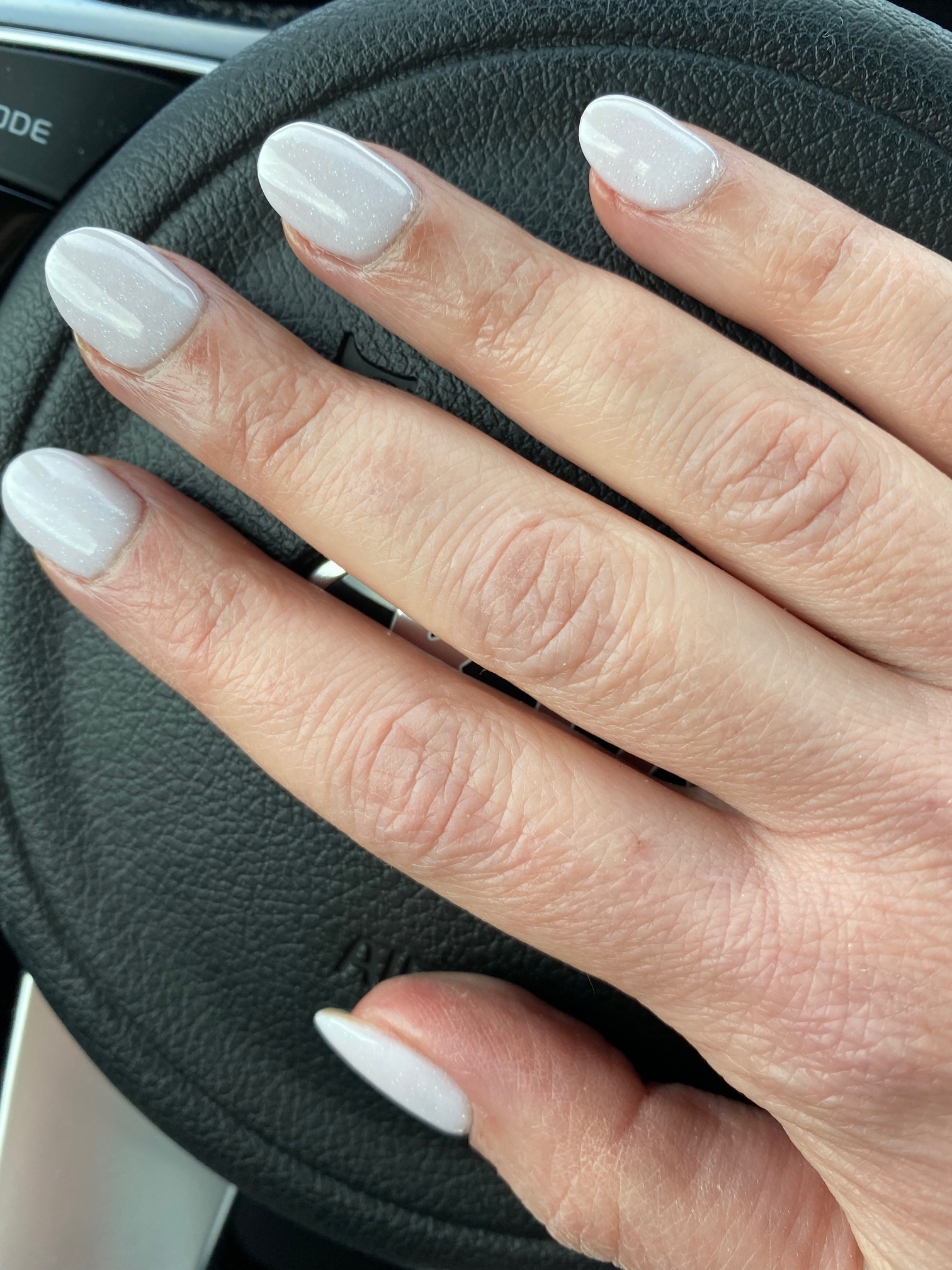 winter white nails