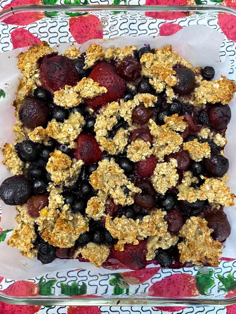 Healthy Baked Oatmeal With Frozen Berries Vibrant Guide