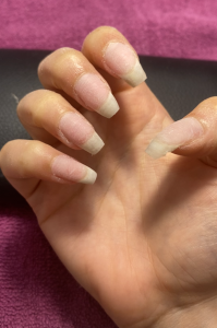 How To Shape Coffin Nails On Natural Nails