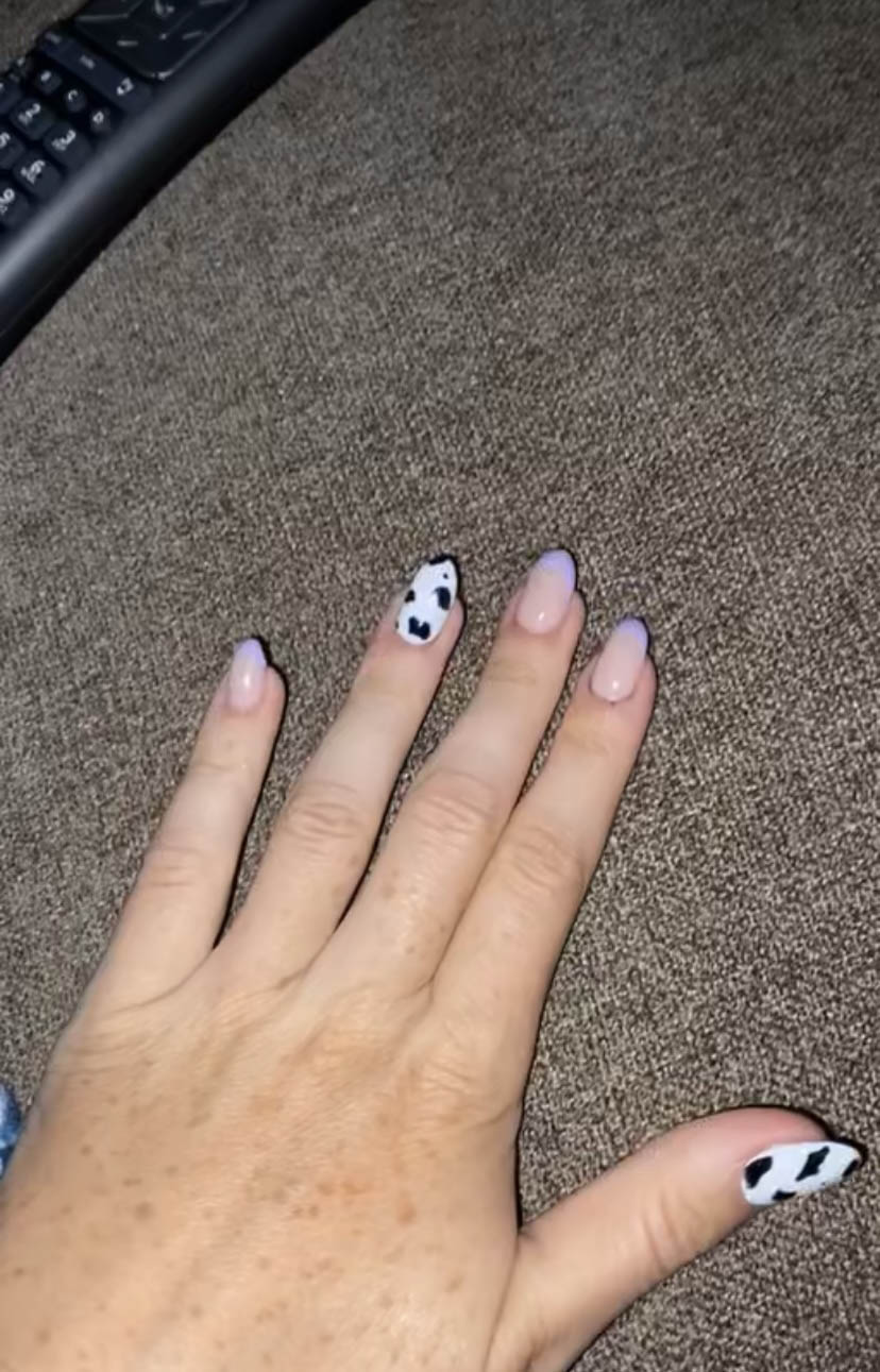 How To Do Cow Print Nails