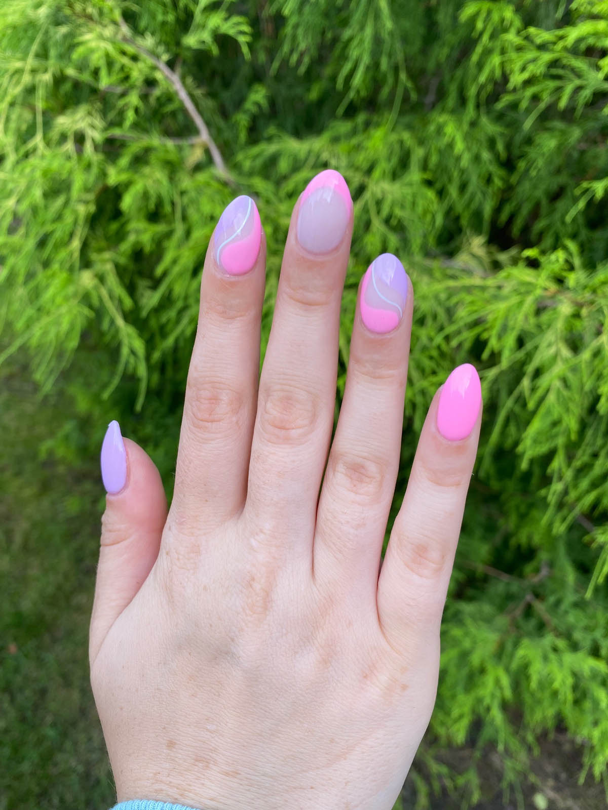 Pink And Purple Nails Design Ideas