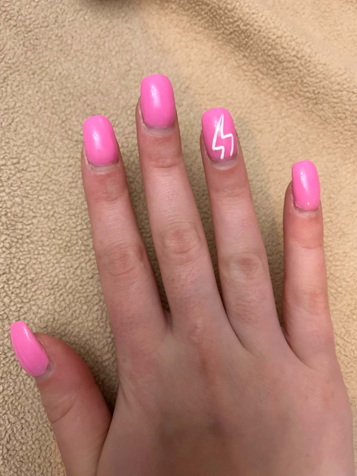 Hot Pink Lightning Bolt Nails Design – Vibrant Guide