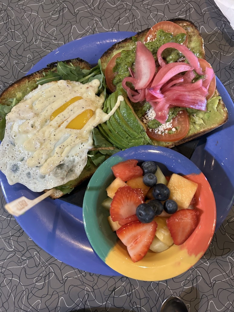 Boston avocado toast 