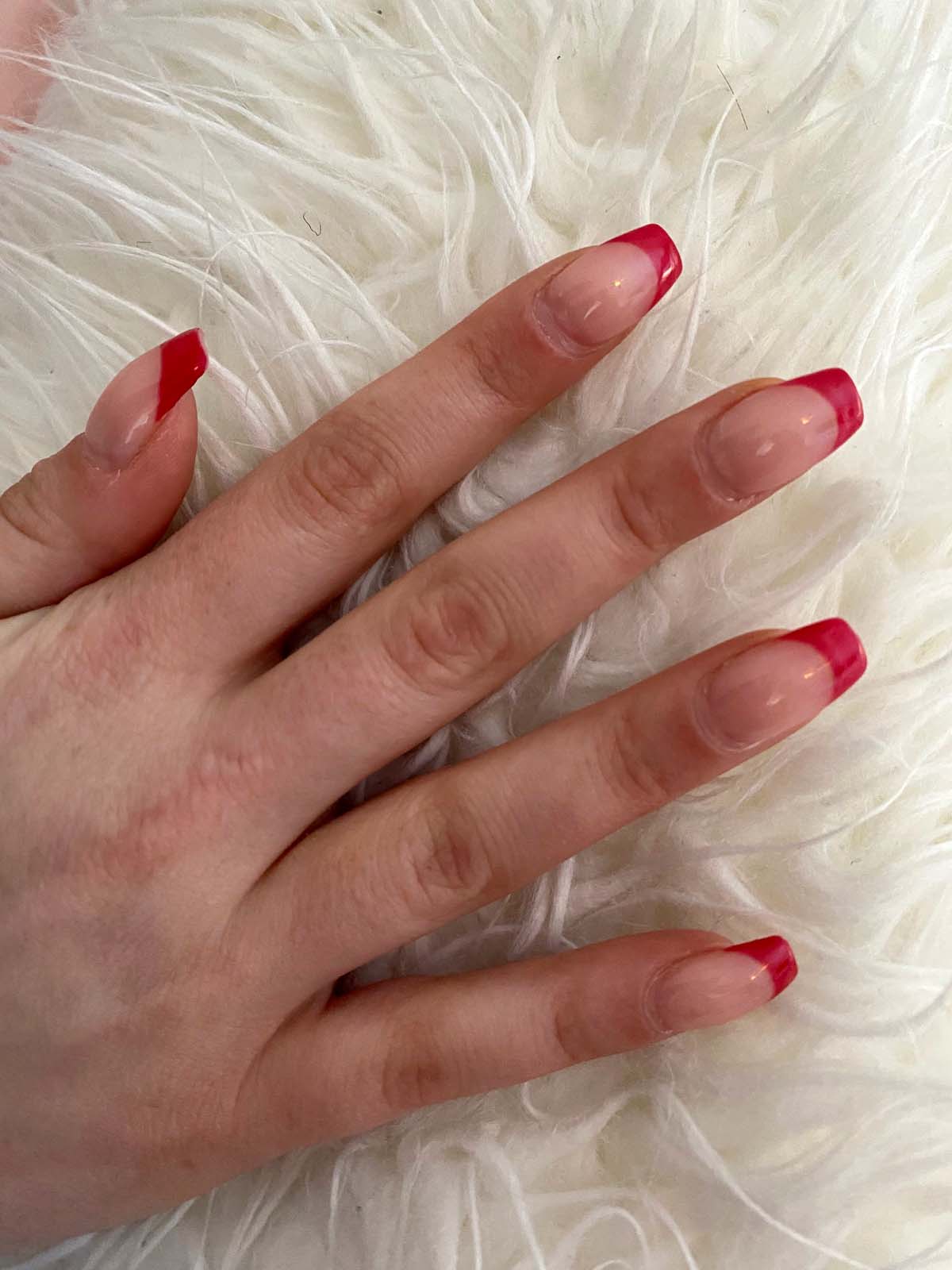 red february nails