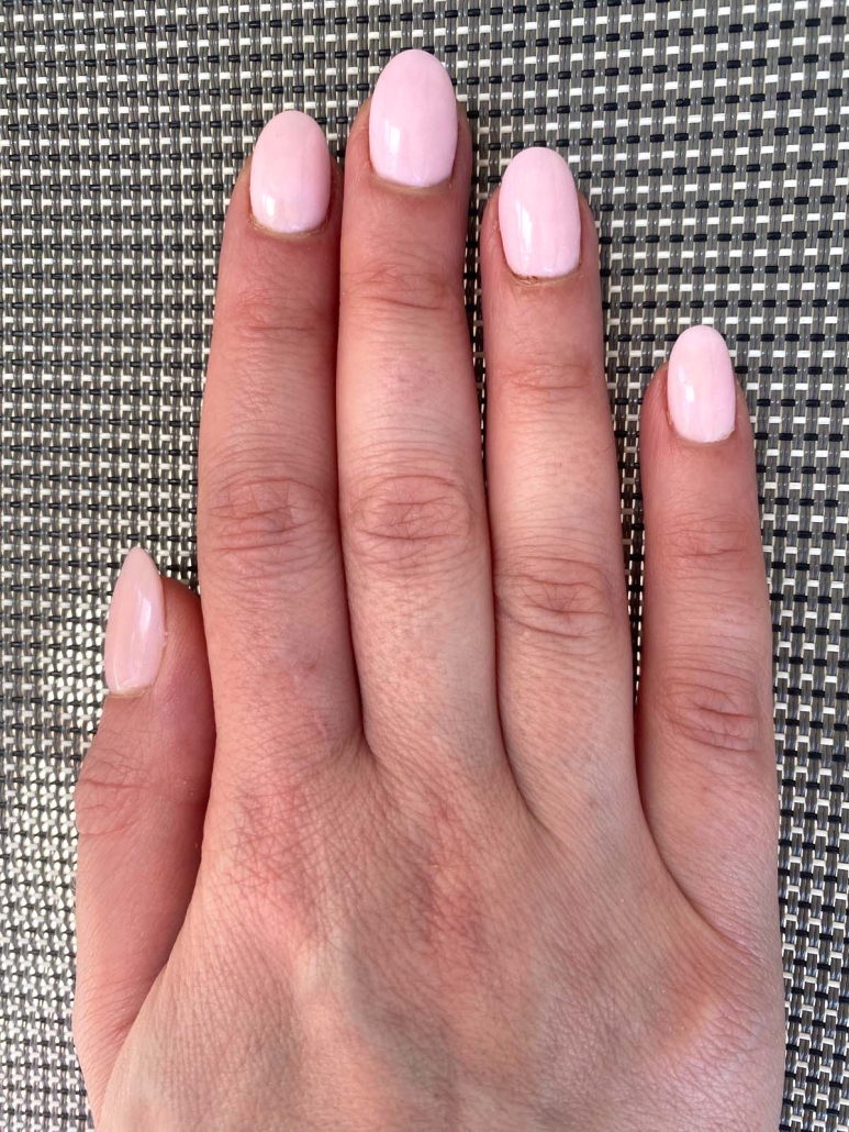 50 Trendy Pink Nails That're Perfect For Spring : Light Pink Nail Art I  Take You | Wedding Readings | Wedding Ideas | Wedding Dresses | Wedding  Theme