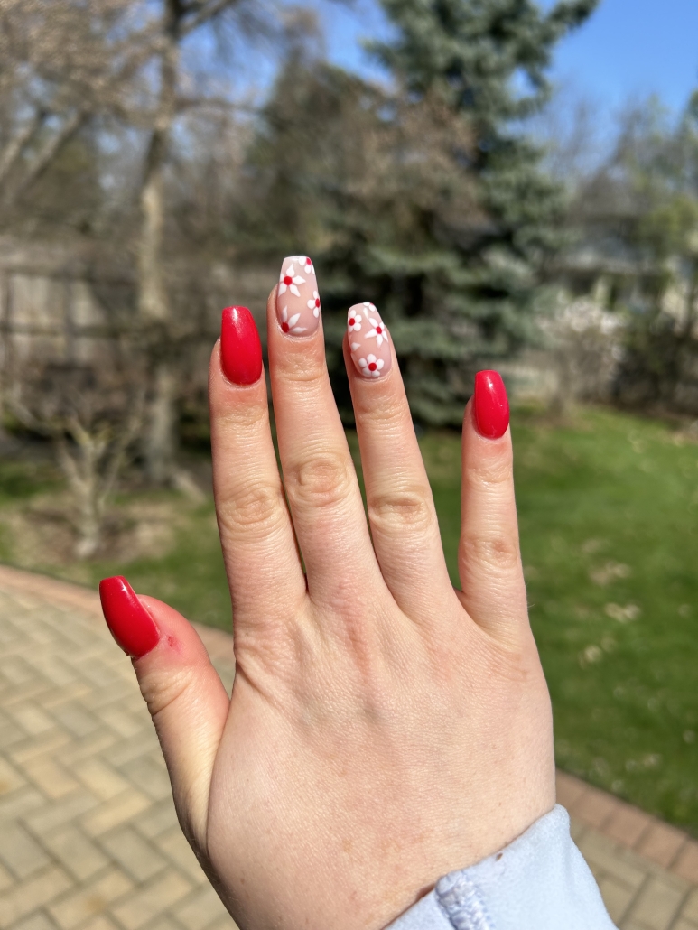 Cute flower nails