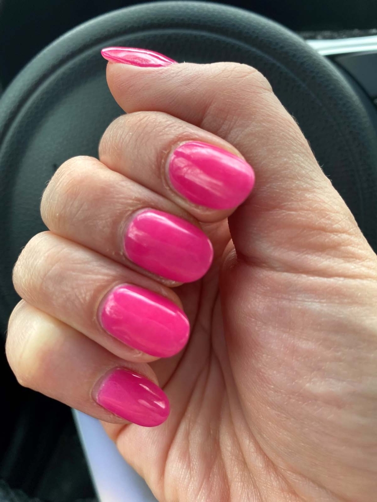 Magenta nails