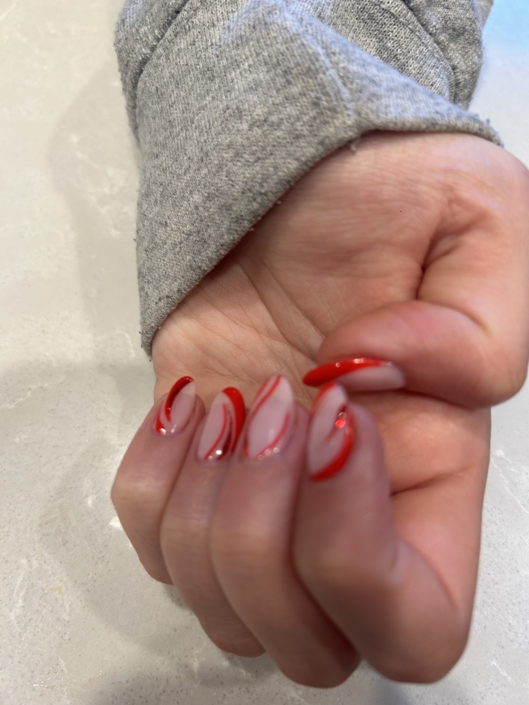 Red nails