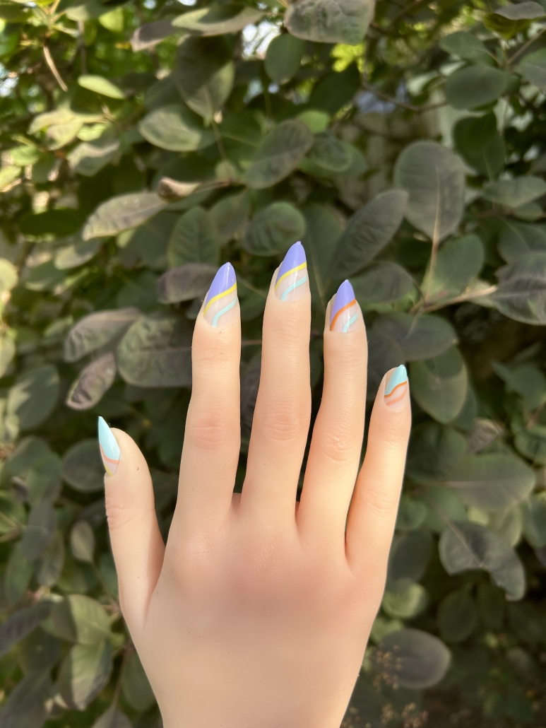 Colorful nail idea