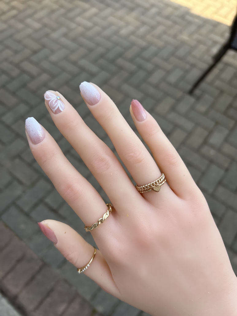 White nails