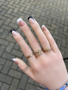 Black and White Nails
